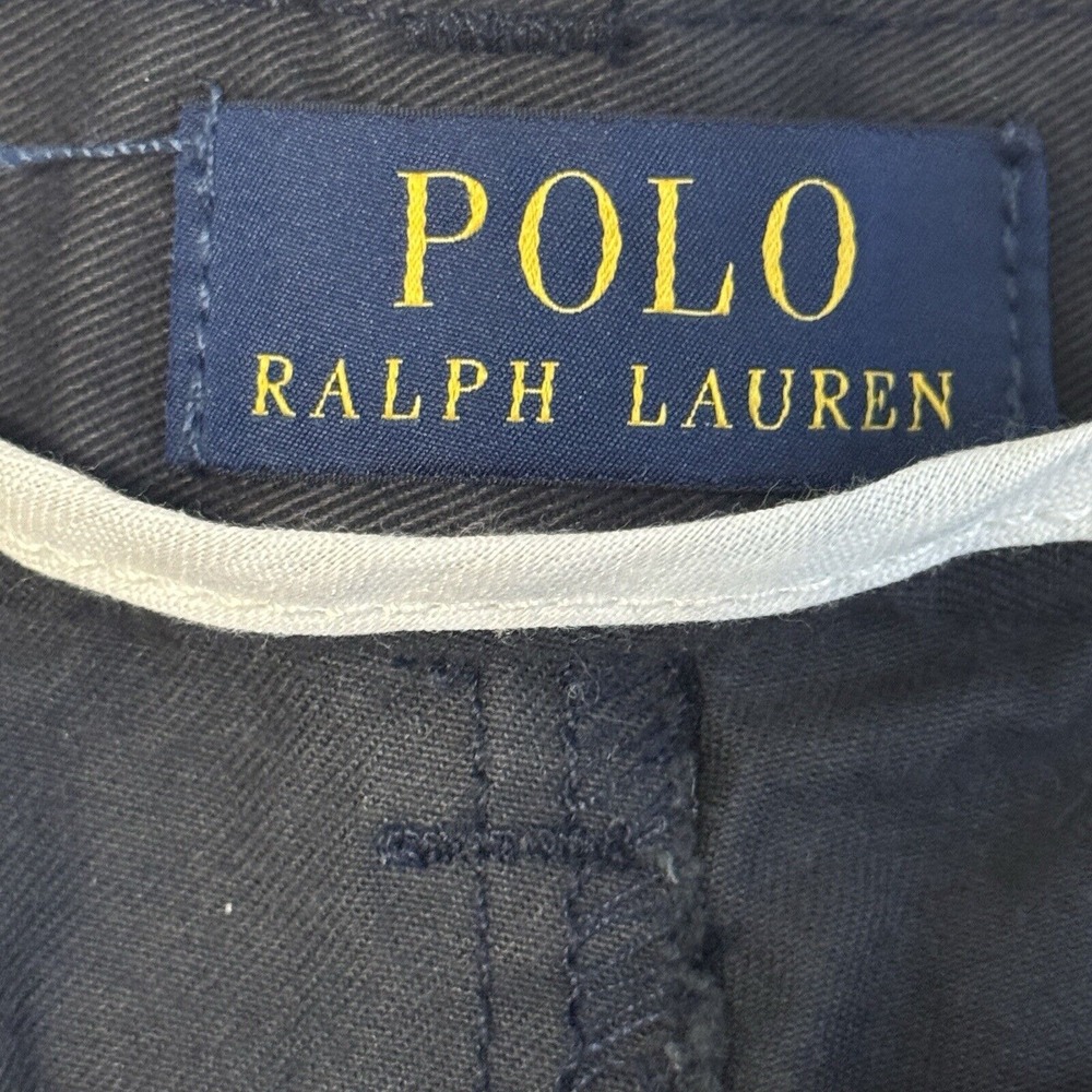 POLO Ralph Lauren Shorts Size 36 X 9" Dark Blue Classic Fit Cotton - Picture 3 of 9
